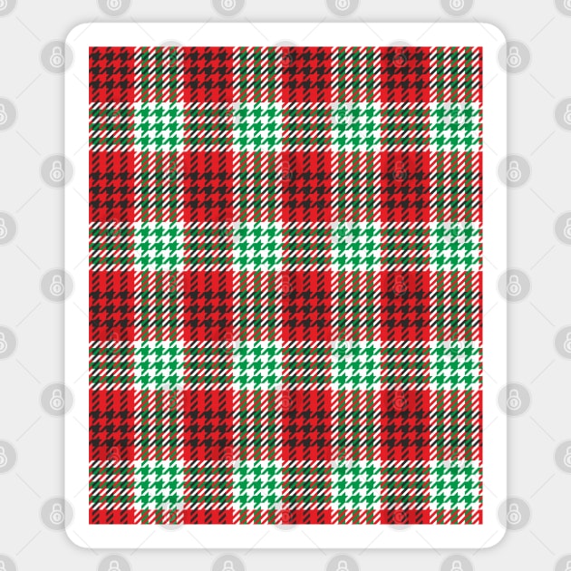 Buffalo plaid pattern Sticker by ilhnklv